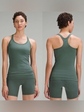 Lululemon Ebb to Street Tank Top in Dark Forest size 6